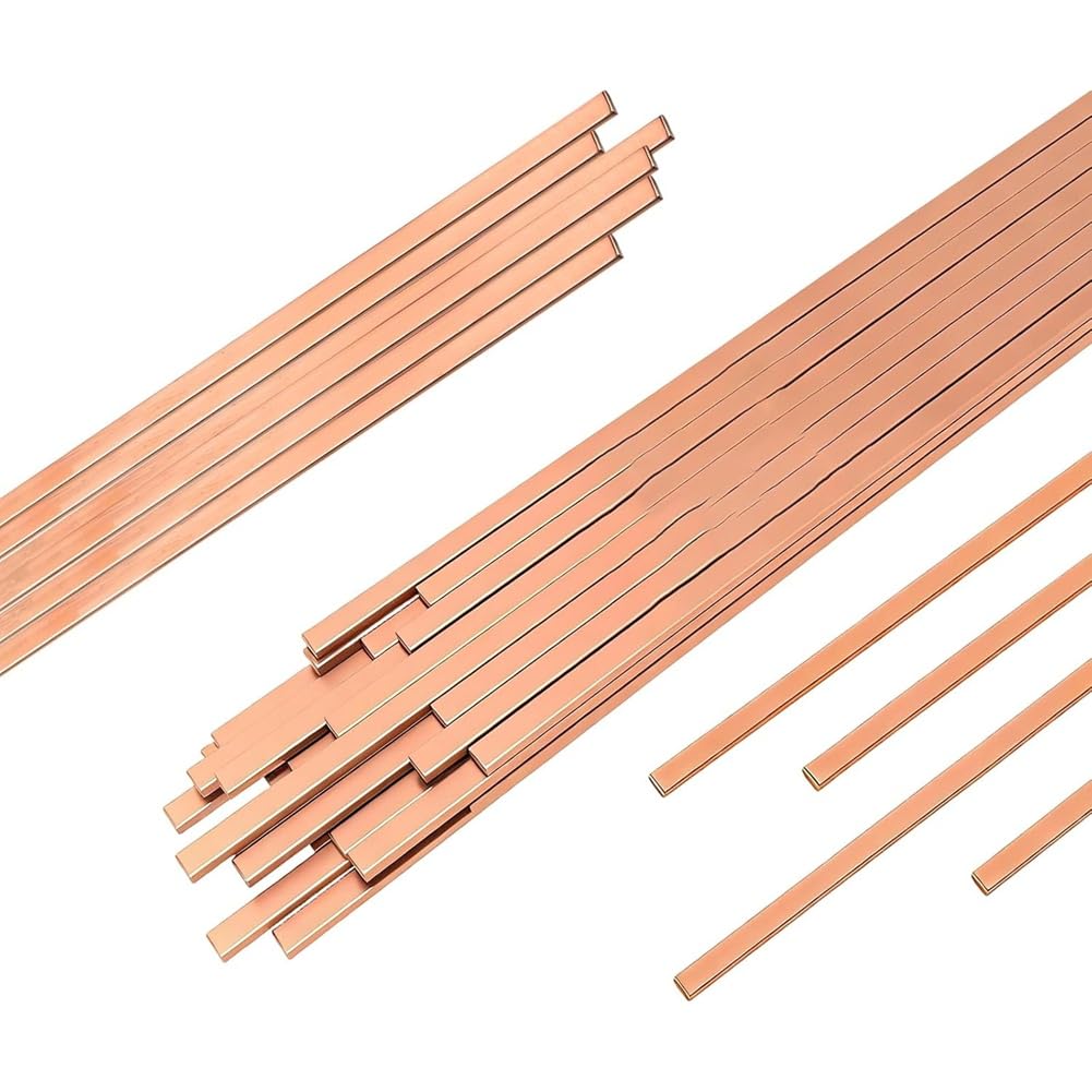 Udsknv[Ksl As Shown Industry Grade Brazing Rods- For Hvac For Air Conditioning Refrigerator Cold Storage Equipment 50 Sticks 0.050" X 1/8" X 10"