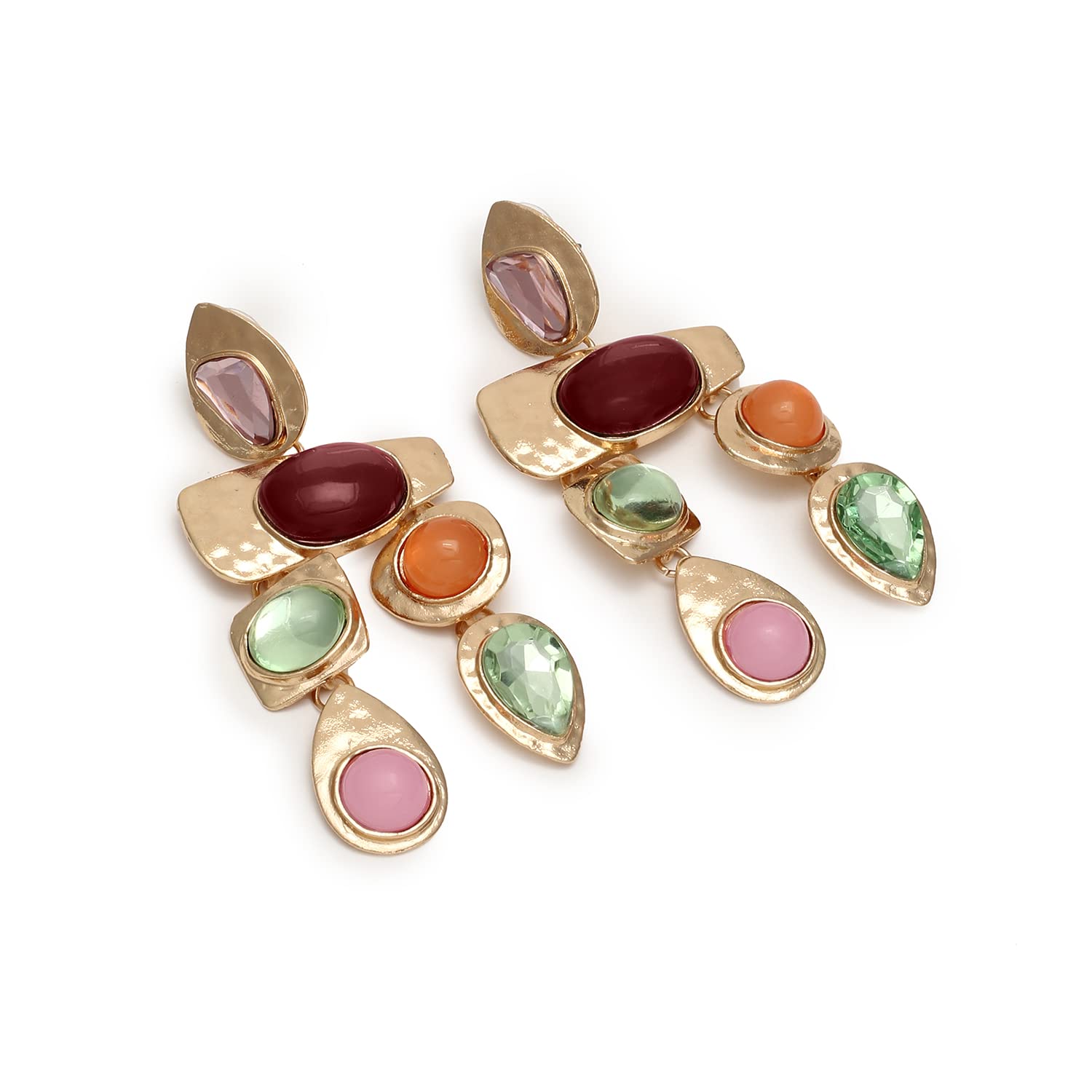 Trendy Drop Earrings for Women & Girls, jewellery for women, light weight earrings for women, Push Closure, modern, statement, artificial earrings for women, Fashion Latest Stylish Fancy-image-2
