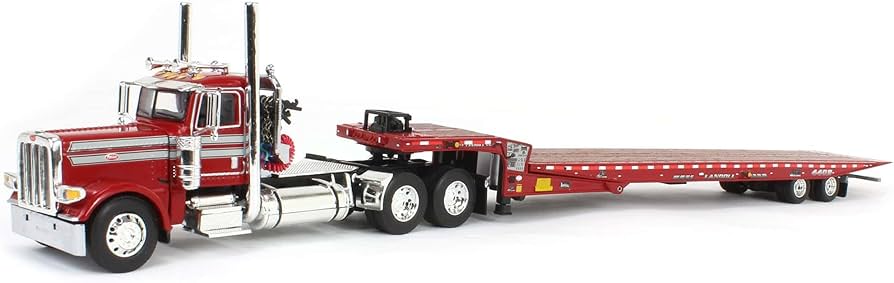 Amazon.com: First Gear DCP 1/64 Red Peterbilt 389 Day Cab Landoll
