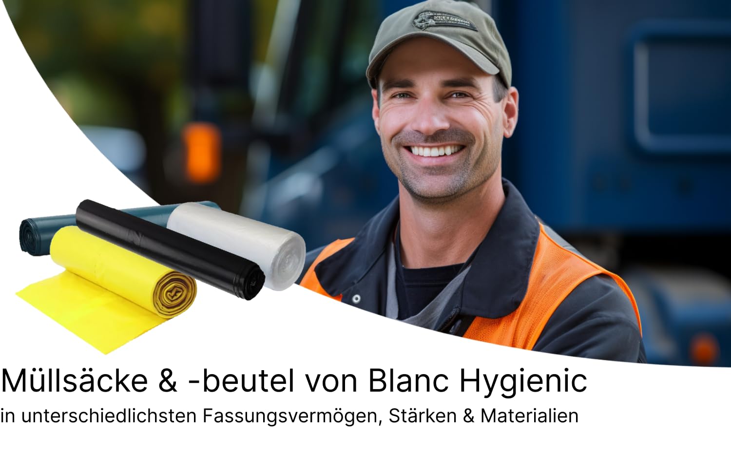 Müllsäcke 240 Liter 200 Beutel Braun | Typ 60, 45 my, reißfest, 200 Müllsäcke, für Gewerbe, Gastronomie & Industrie