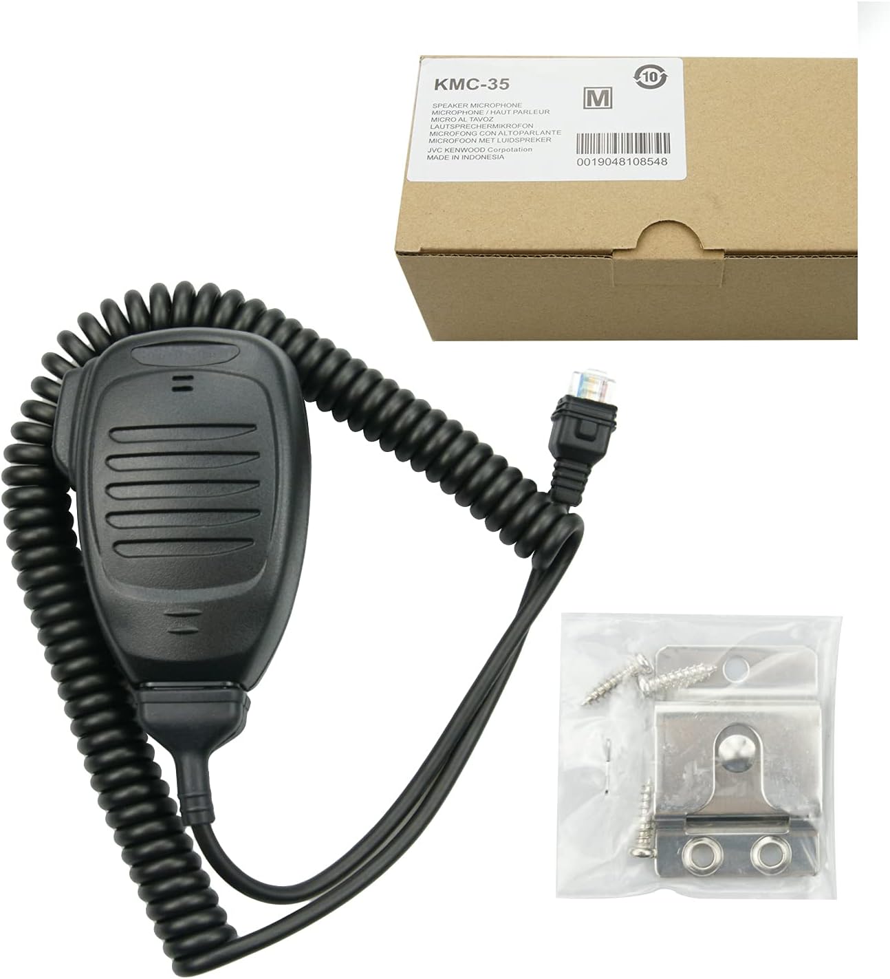 Vineyuan KMC35 Standard Dynamic Mobile Radio Microphone Handheld Speaker MIC for