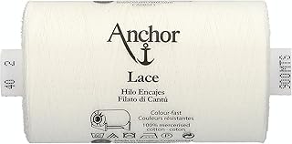 Anchor T198040-00002 Klöppelgarn, 100% Baumwolle, 2, Stärke 40, 900m, 45 Gramm