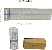 Vista 6 de Rollo de vendaje impermeable para el cuidado posterior del tatuaje (6 pulgadas x 11 yardas), envoltura de curación de heridas de tatuaje, vendaje