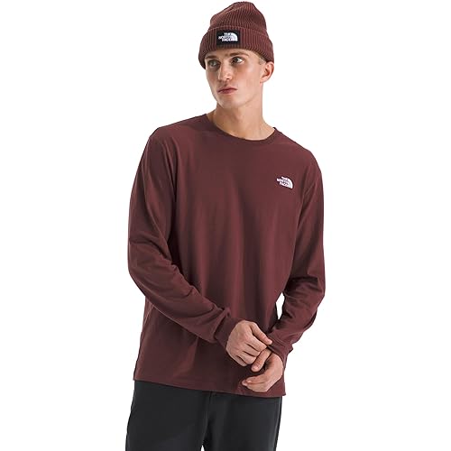 THE NORTH FACE Men's Evolution Simple Dome Long-sleeve Tee | Cotton Shirt With the Classic Logo