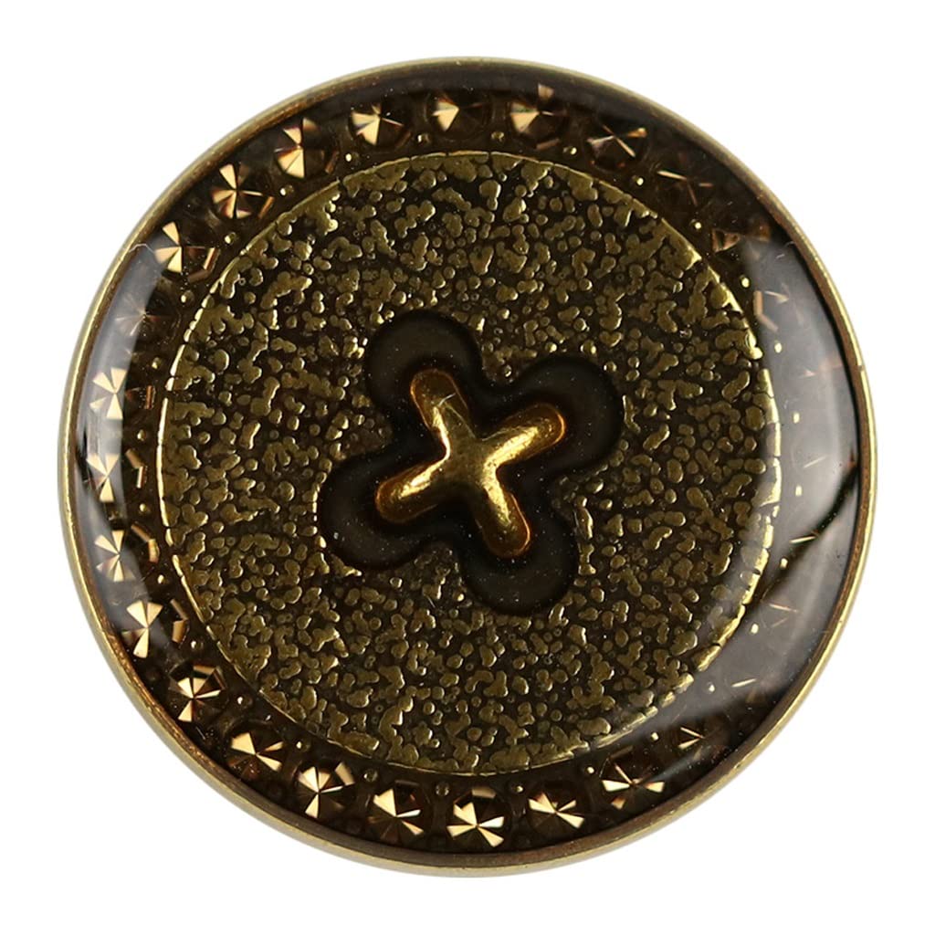 Metalowy guzik, Ozdobne guziki do płaszcza marynarki Wymień odzież Diy Dostaw metalowe rękodzieło Szycie Akcesoria do robótek ręcznych(18mm)