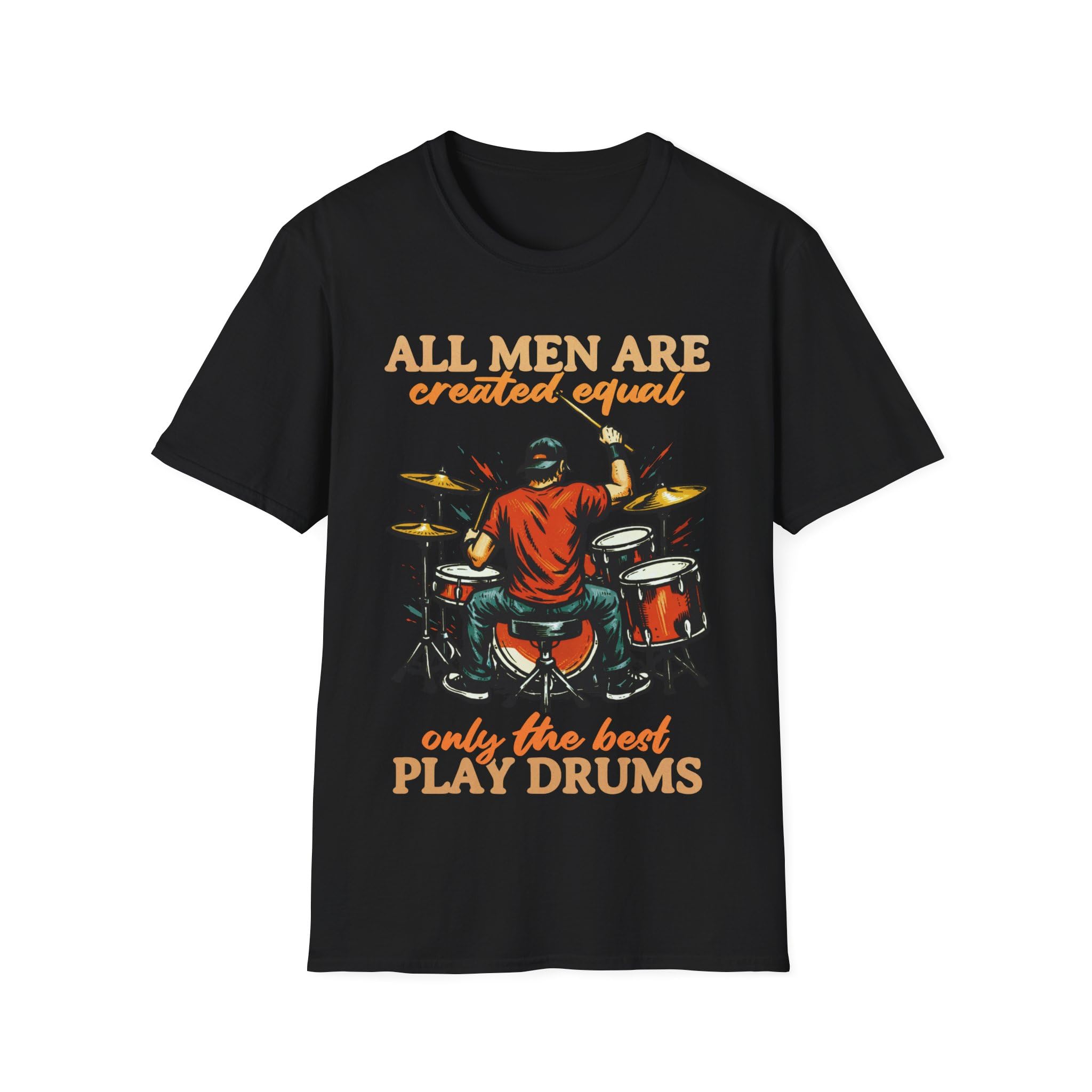 Unisexe graphic shirt drum l'essence même du rythme dans un vêtement unique