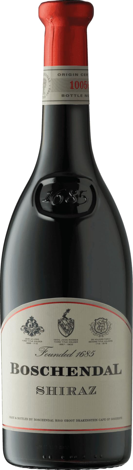 Boschendal Shiraz, Vino Rosso Sudafricano, Bottiglia 0,75 L - 4