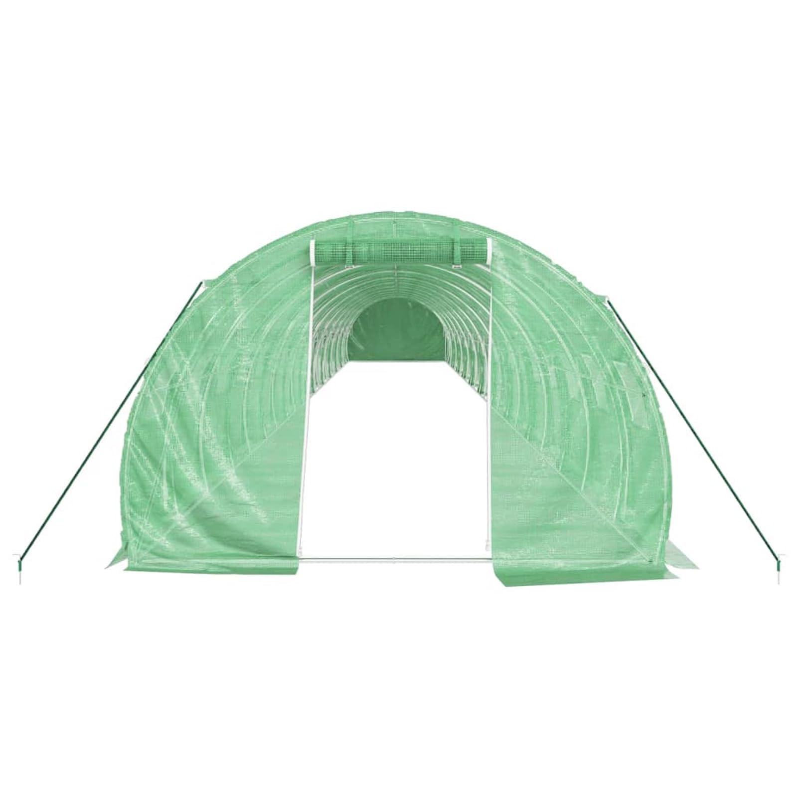 ARKEM Invernadero con Estructura de Acero Verde 66 m² 22x3x2 m Invernadero Exterior Estructura Cubierta Invernadero