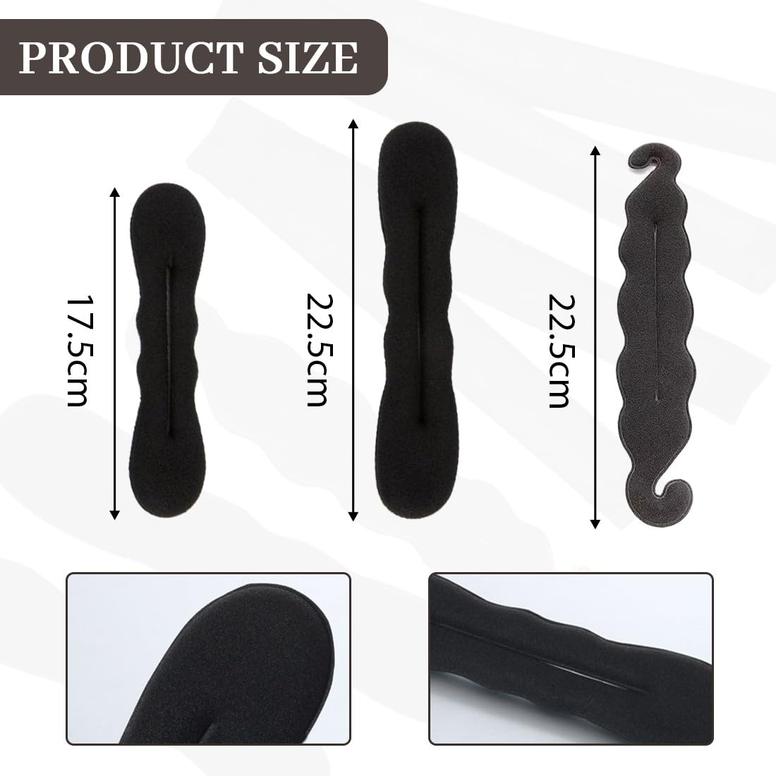 5 Pezzi Chignon Facile Per Capelli Chignon Bun Maker, Fashion Hair Styling Clip Hairstyle DIY Tool per Ragazza Donne