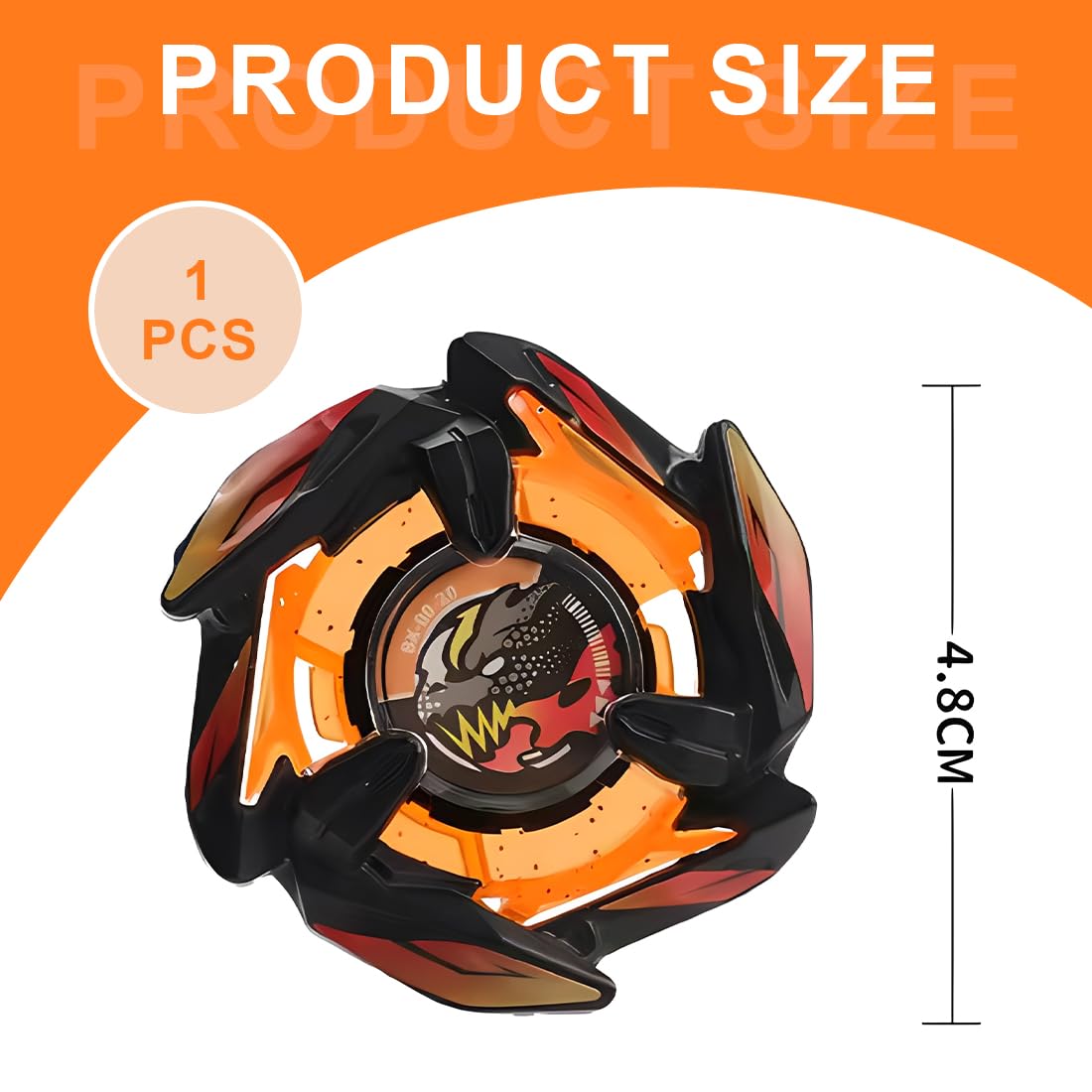 Compatible x Série Set, Gyroscope en Alliage + Transmetteur à Ruban Métrique avec Poignée, Jouet de Combat Multijoueur, Pour les Fêtes, les Jeux en Famille
