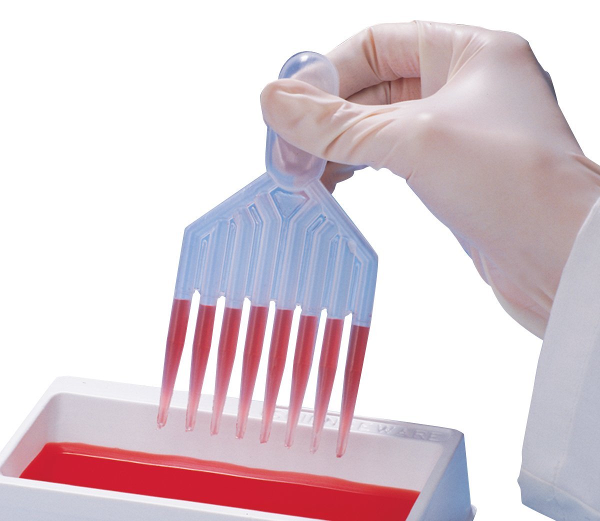 Neolab 7 4900 - Pipeta de transferencia desechable antiestéril, 8 canales, 25 unidades