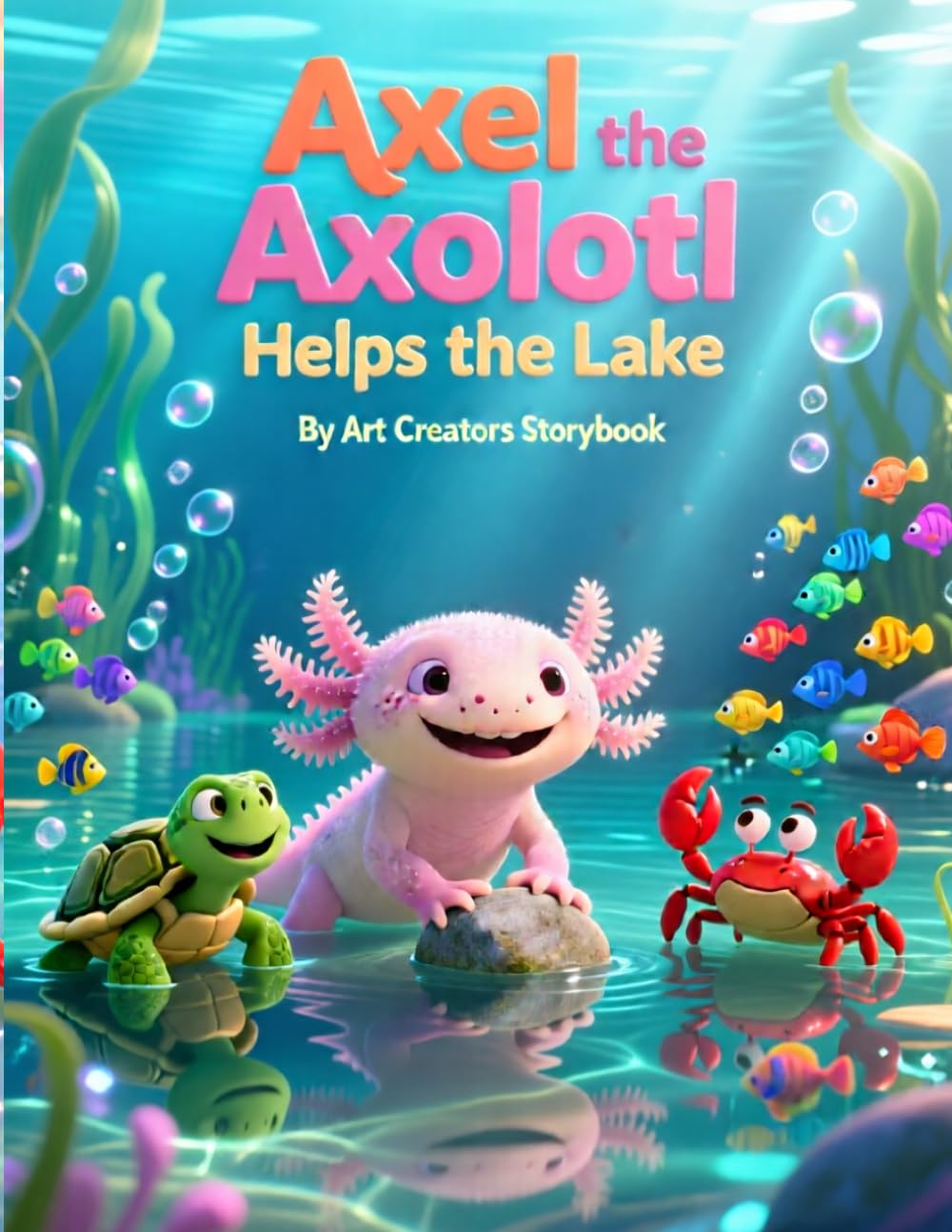 Axel the Axolotl Helps the Lake: A Heartwarming Children’s Story About Kindness, Teamwork, and Caring for Nature (Axel the Axolotl Social-Emotional Learning Series)