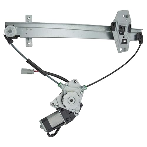 Vista 433 de TRQ Elevalunas eléctrico trasero derecho y conjunto del motor del lado del pasajero Compatible con Ford Escape 2008-2012 Mazda Tribute Mercury