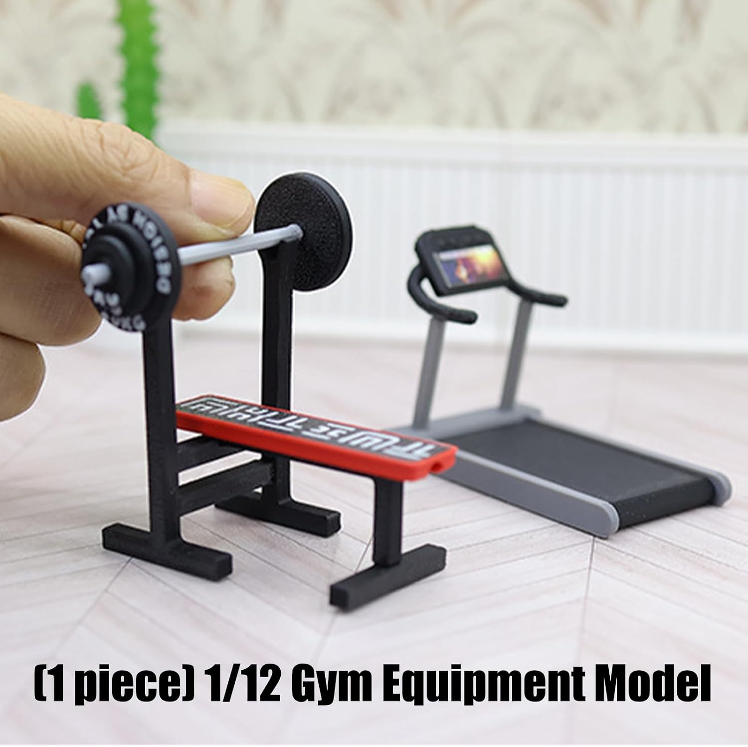 Miniature Fitness Equipment Accessories for 1/12 Doll House Construction 3D Printed Supplies Miniature Exercise Machine