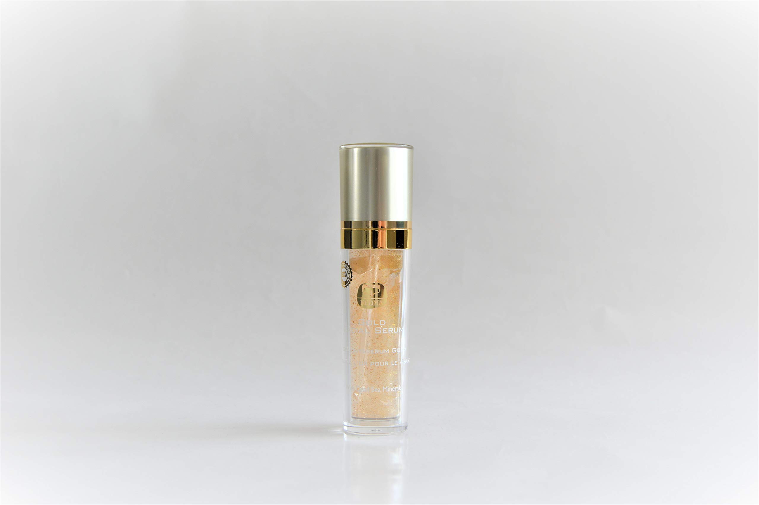 Kedma - Serum do twarzy z 24-karatowym złotem, Q10 i multiwitaminami - Ujędrniające i przeciwstarzeniowe - 60 ml