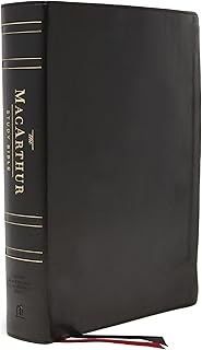 NASB MacArthur Study Bible, Genuine Leather, Thumb Indexed