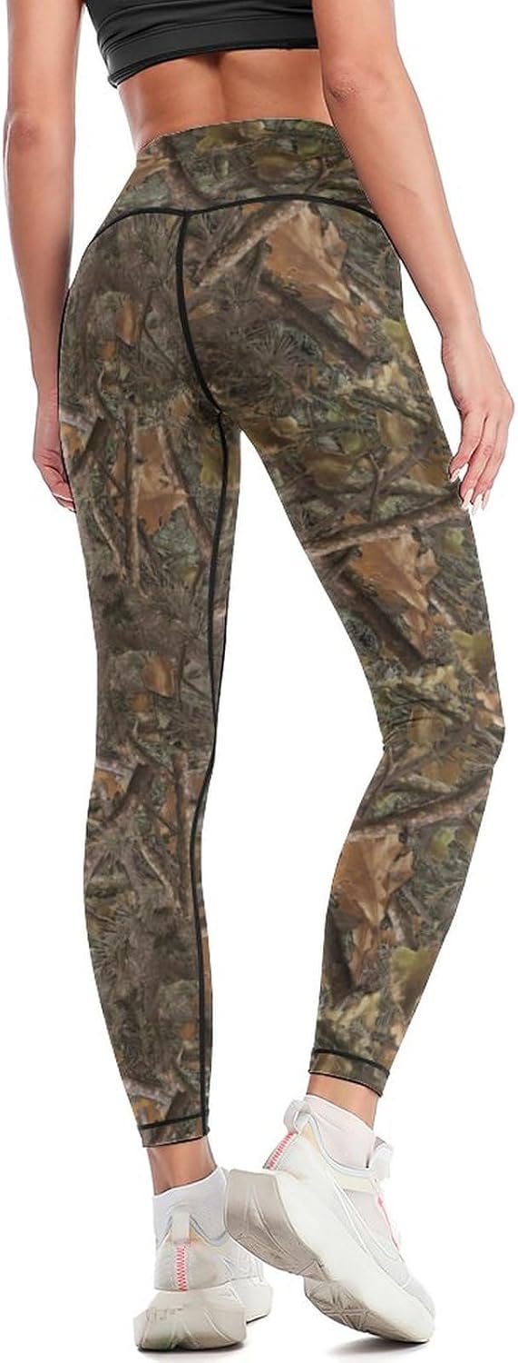 High Waisted Yoga Pants for Women 4-Way Stretch Soft Running Workout Leggings Athletic Yoga Pants - Image 4