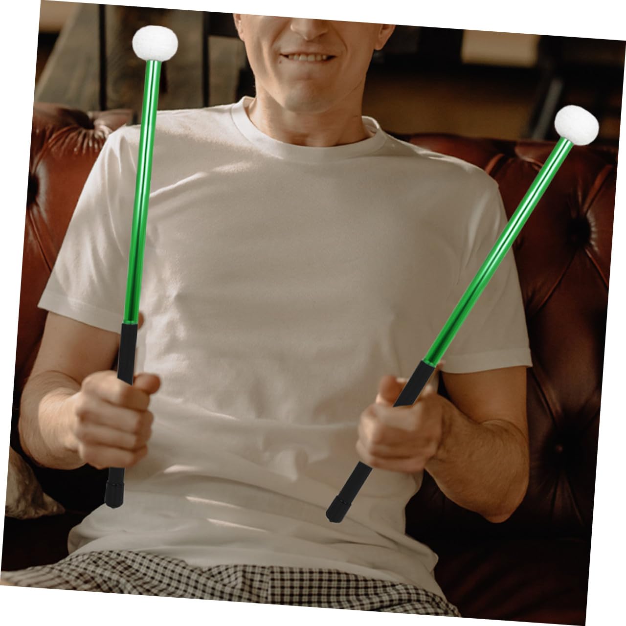 ibasenice 10stücke Filz Kopf Schlagzeugstöcke Für Percussion Instrumente Ergonomisch Gestaltet Langlebig Für Anfänger Und Fortgeschrittene