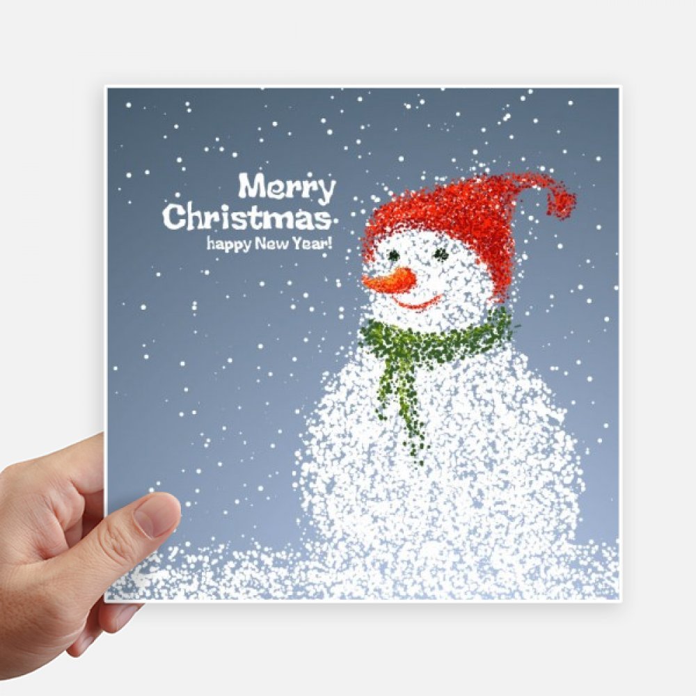 Autocollant bonhomme de neige Noël pour relooker un mur sans peindre