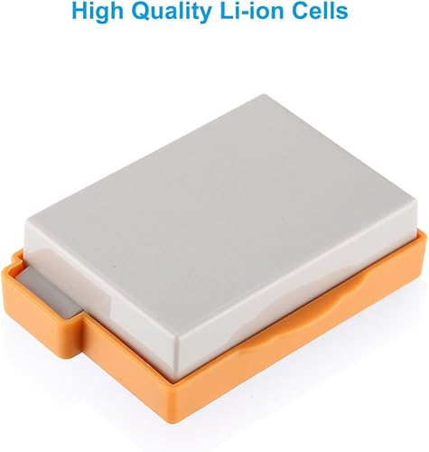 Miniatura 3 de Powerextra LP-E8 - Batería y cargador, paquete de 2 baterías de 1900 mAh LP E 8 para Canon EOS Rebel T3i T2i T4i T5i 600D 550D 650D 700D Kiss X5 X4