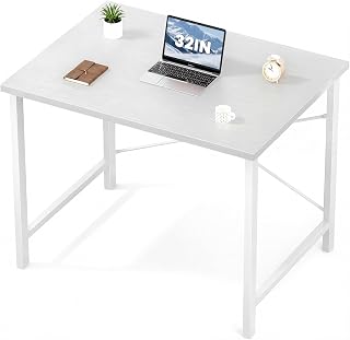 DUMOS 32 Inch Small Computer Desk, Gaming Desks for Home Office Bedroom