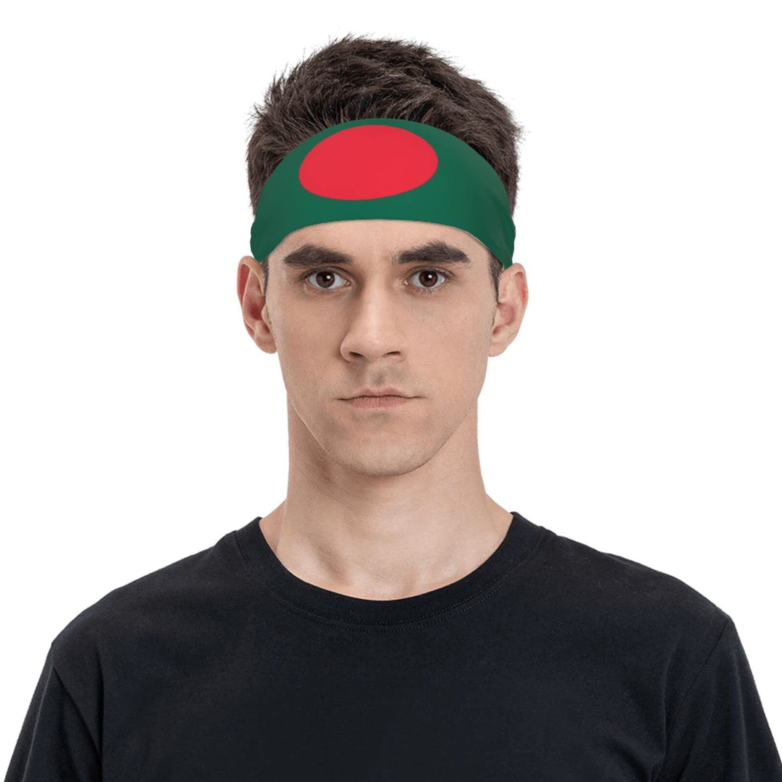 Amazon.com: Flag of Bangladesh Headband for Men Women Sports 