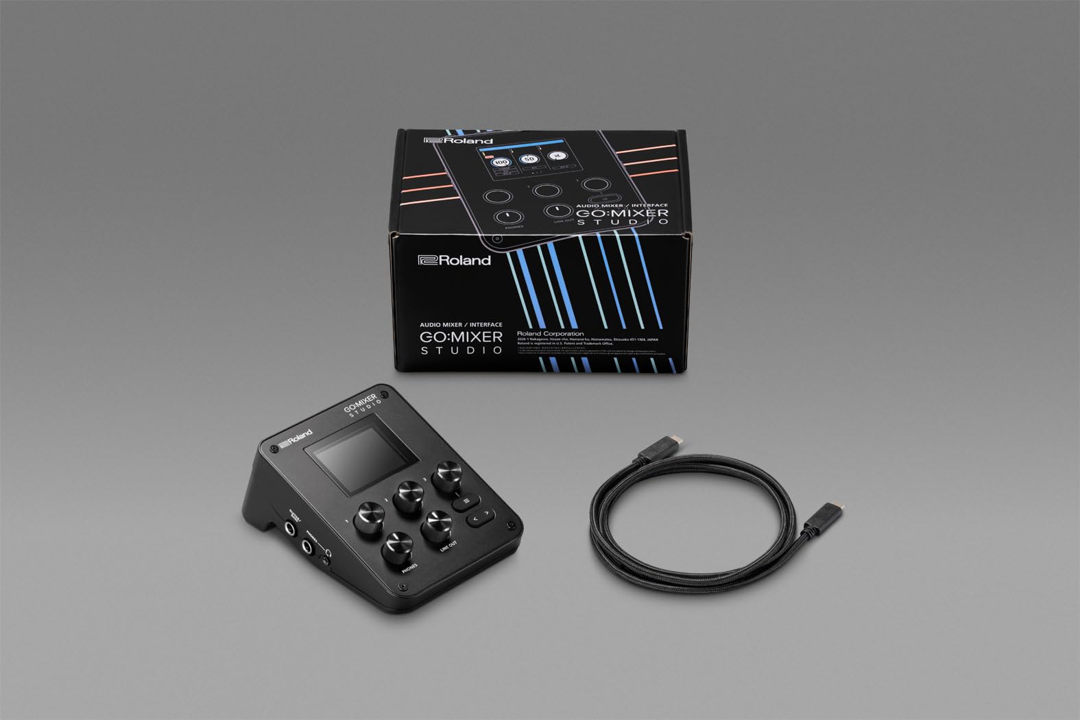 Roland GO:MIXER STUDIO | Mixer multicanale portatile e interfaccia audio | Perfetto per creatori di contenuti e musicisti | Qualità audio di qualità da studio | FX integrato