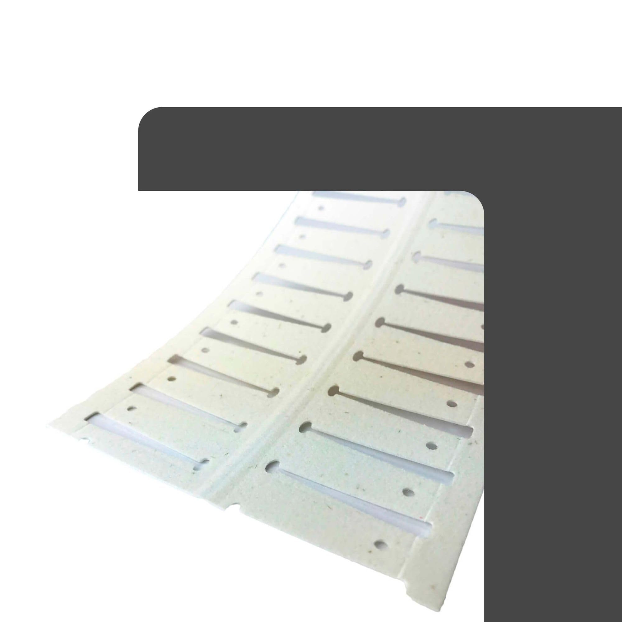 Perfil del borde Arch-Flex 100 ángulo flexible blanco 12 rollos á 30,5m protección de bordes altos, para bordes interiores y exteriores en construcción en seco, fácil montaje