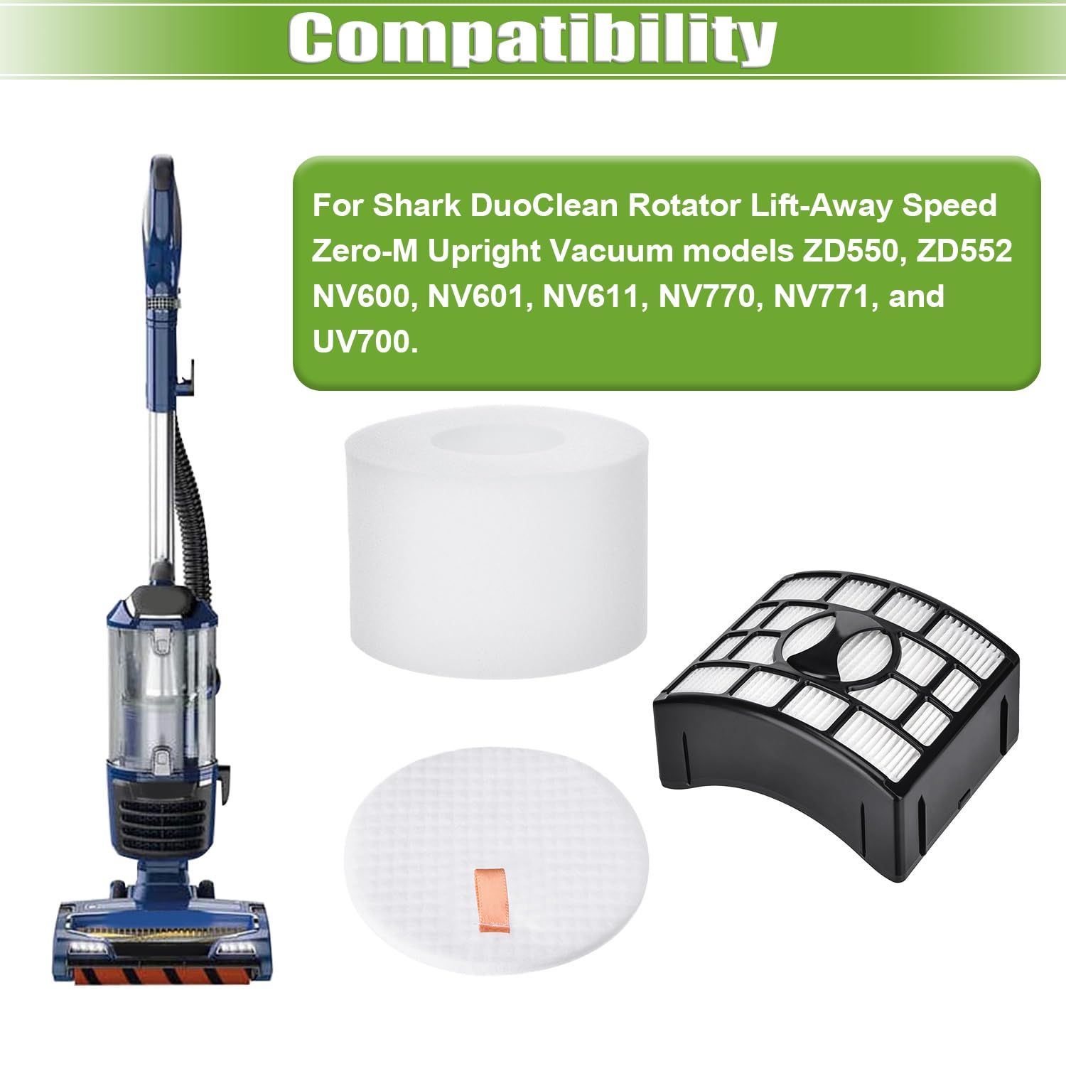 Shark Hepa Filter Cover Duoclean Lift-away Nv770 Nv771 O Aah | Meses - Foto 10