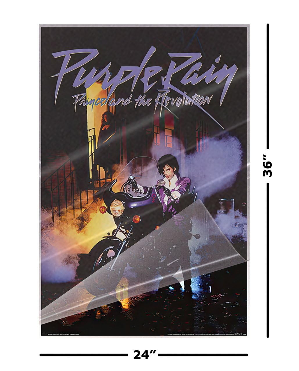 Amazon.com: Purple Rain - Music Movie Poster (Regular Style
