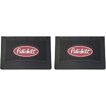Peterbilt Commercial Trucks 18" x 12" MF0006P-FG Heavy Duty Rubber Semi Truck Mud Flaps-Set of 2