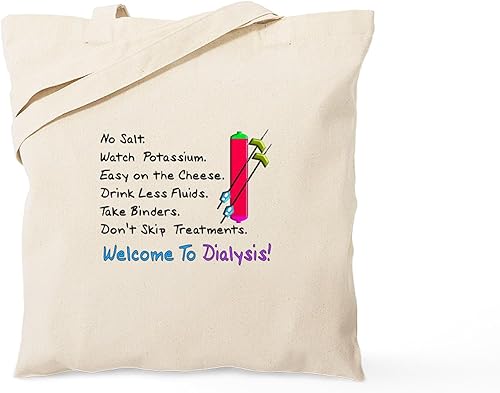 Miniatura 1 de CafePress Dialysisisabigpain Tote Bag Natural Canvas Tote Bag, Cloth Shopping Bag