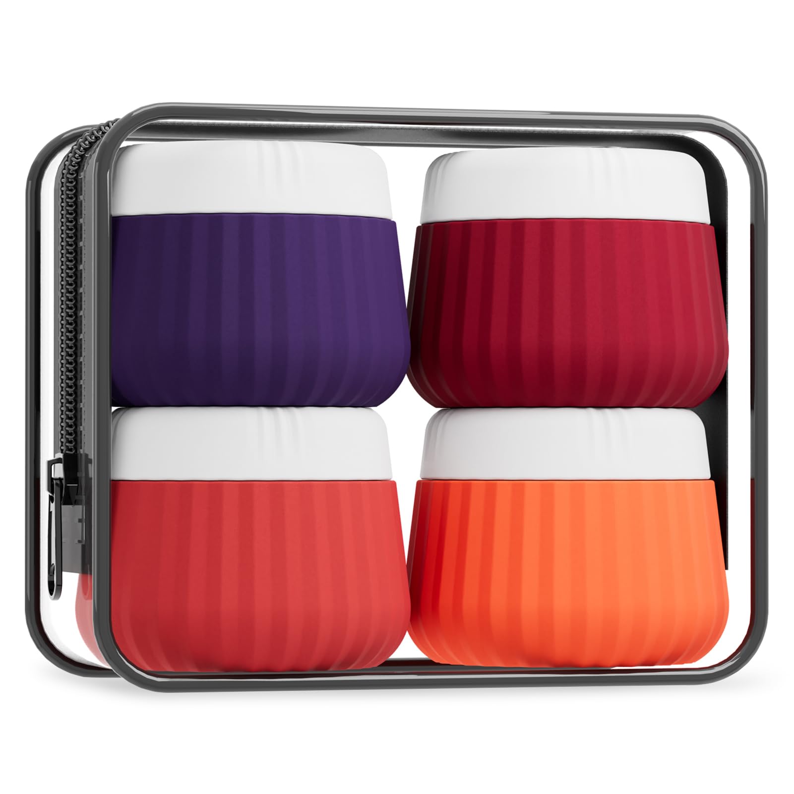 Mrsdry 4 Pack Travel Size Toiletries - refillable containers | Mubboo