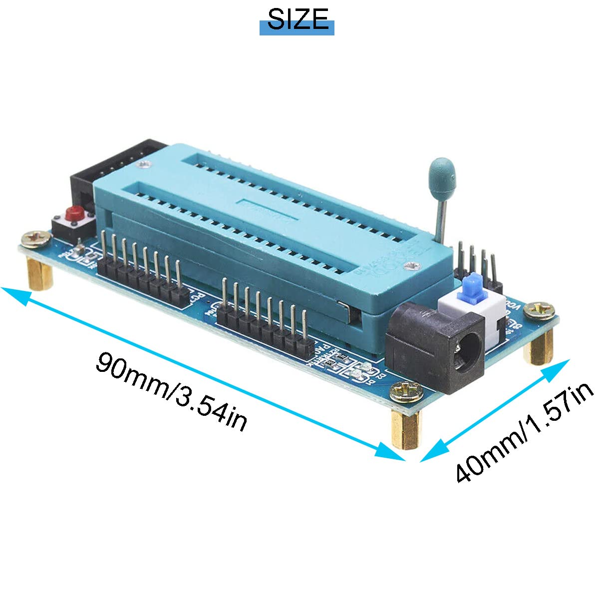 Non- AVR ATMEGA16 Minimum System Development Board ATmega32 + USB ISP ...