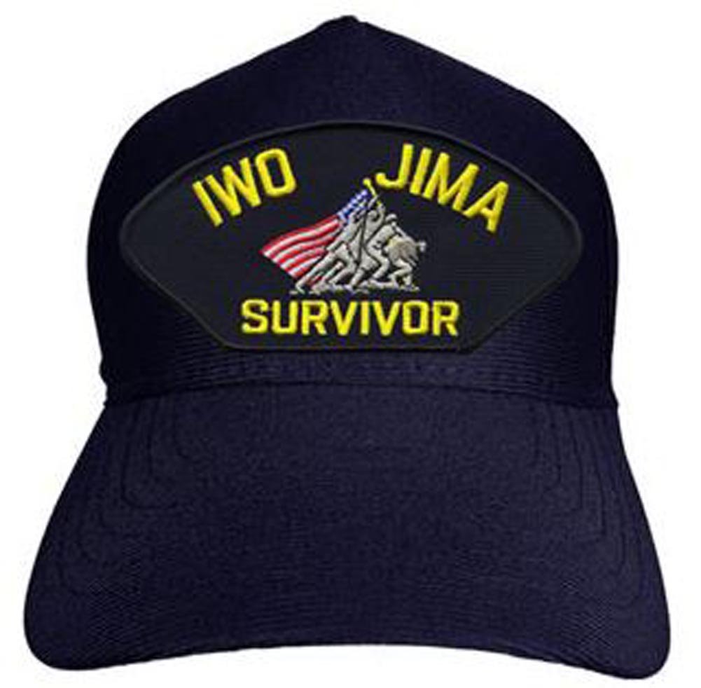 MilitaryBest Iwo Jima Survivor with Monument Ball Cap