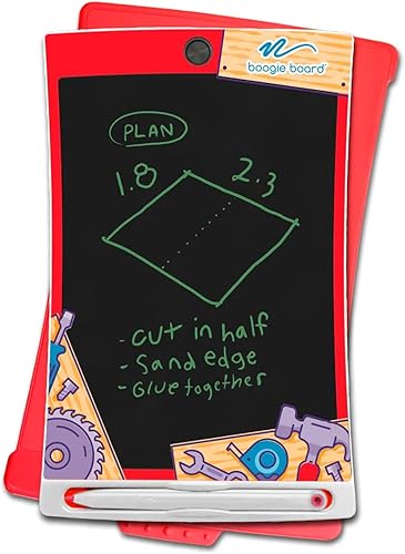 Boogie Board Jot Kids Lil' Helpers - Lil' Builder - Auténtica tableta de dibujo para niños, almohadilla de dibujo alternativa a los libros para