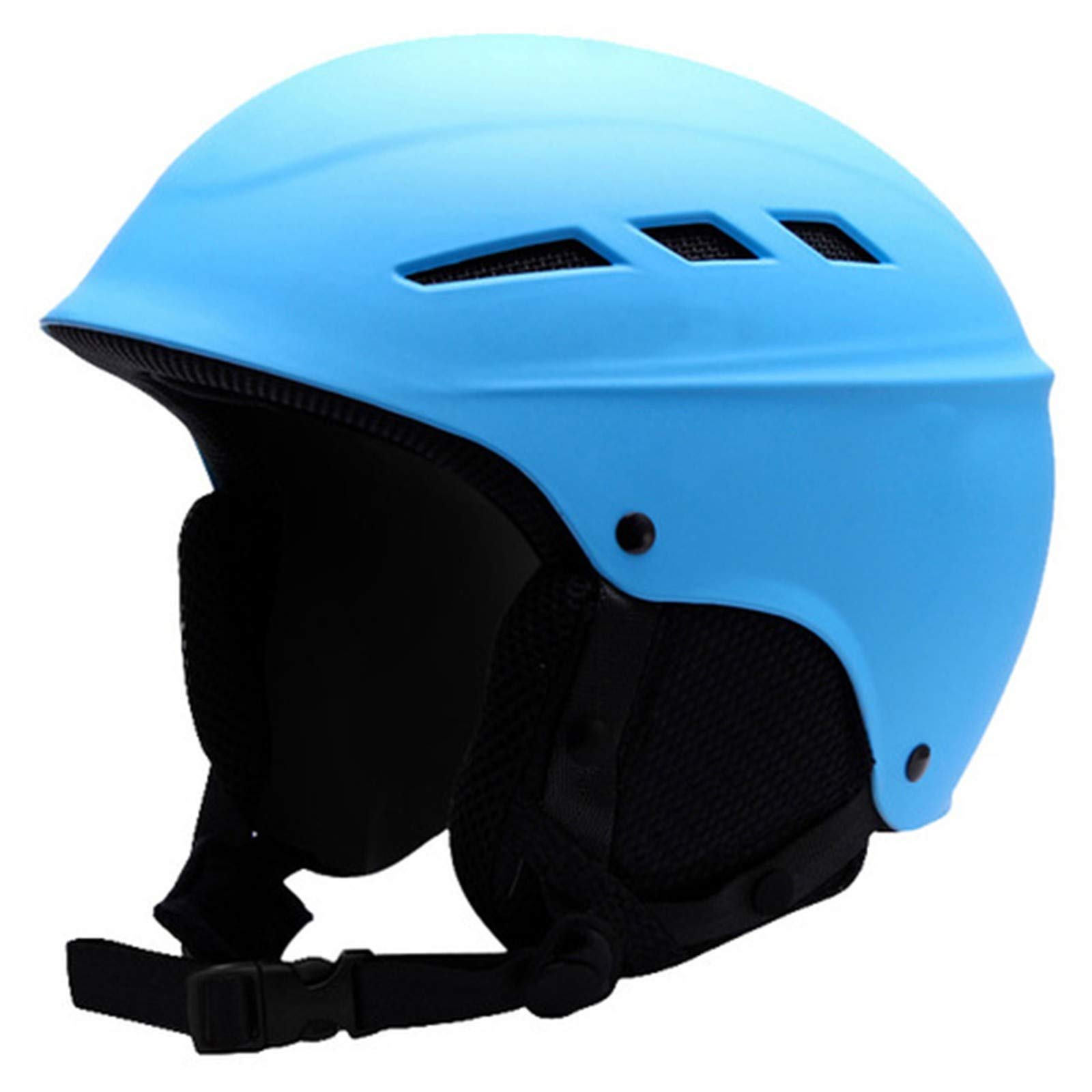 Casco Multisport Per Adulti – Leggero, Regolabile, Per Sport Acquatici, Arrampicata E Ciclismo, Colore Nero Opaco