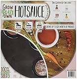 Seedsheet, Grow Your Own Hot Sauce Container Garden, Organic Seed Pods, Ring-O-Fire Cayenne Pepper, Dragon Red Carrot, Napoli Carrot and Purple Bunching Onions, Seedsheet Only, As Seen on Shark Tank