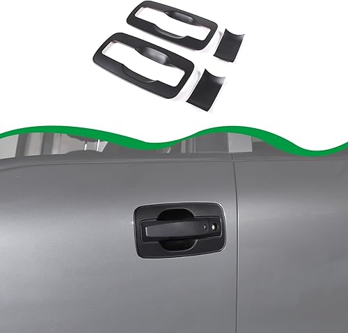 Cubierta adhesiva para cubierta de cuenco de puerta exterior de automóvil compatible con Nissan Titan 2016-2023, decoración de marco protector para