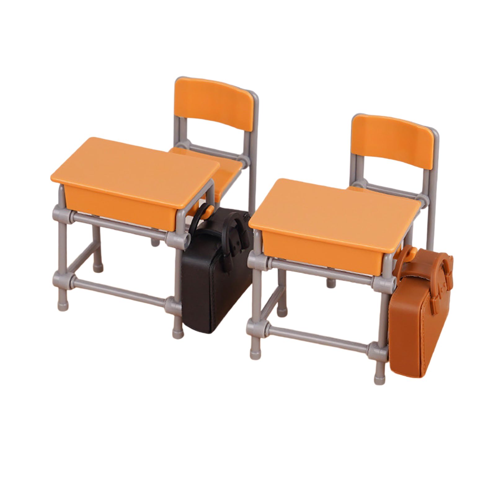 Tsophreniq Miniature Study Desk Toy Realistic Table Furniture for Creative Pretend Play and Model Collection Favor Dollhouses Decoration