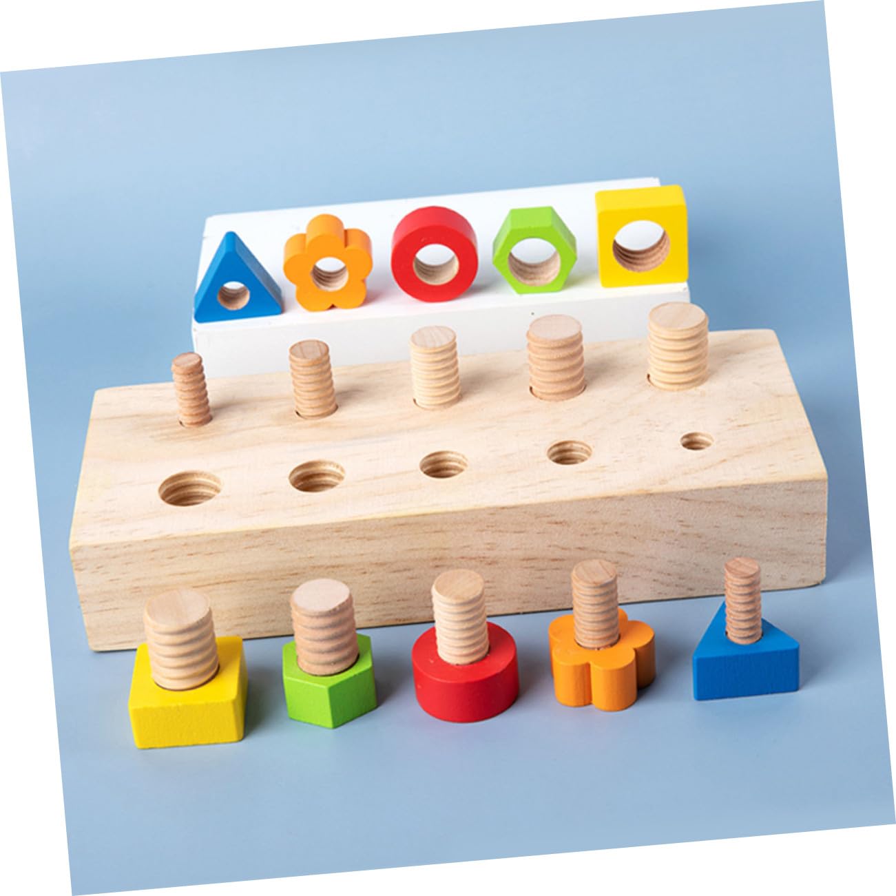 SUPVOX Juguete de Formas de Madera 1 Juego para Educación Temprana