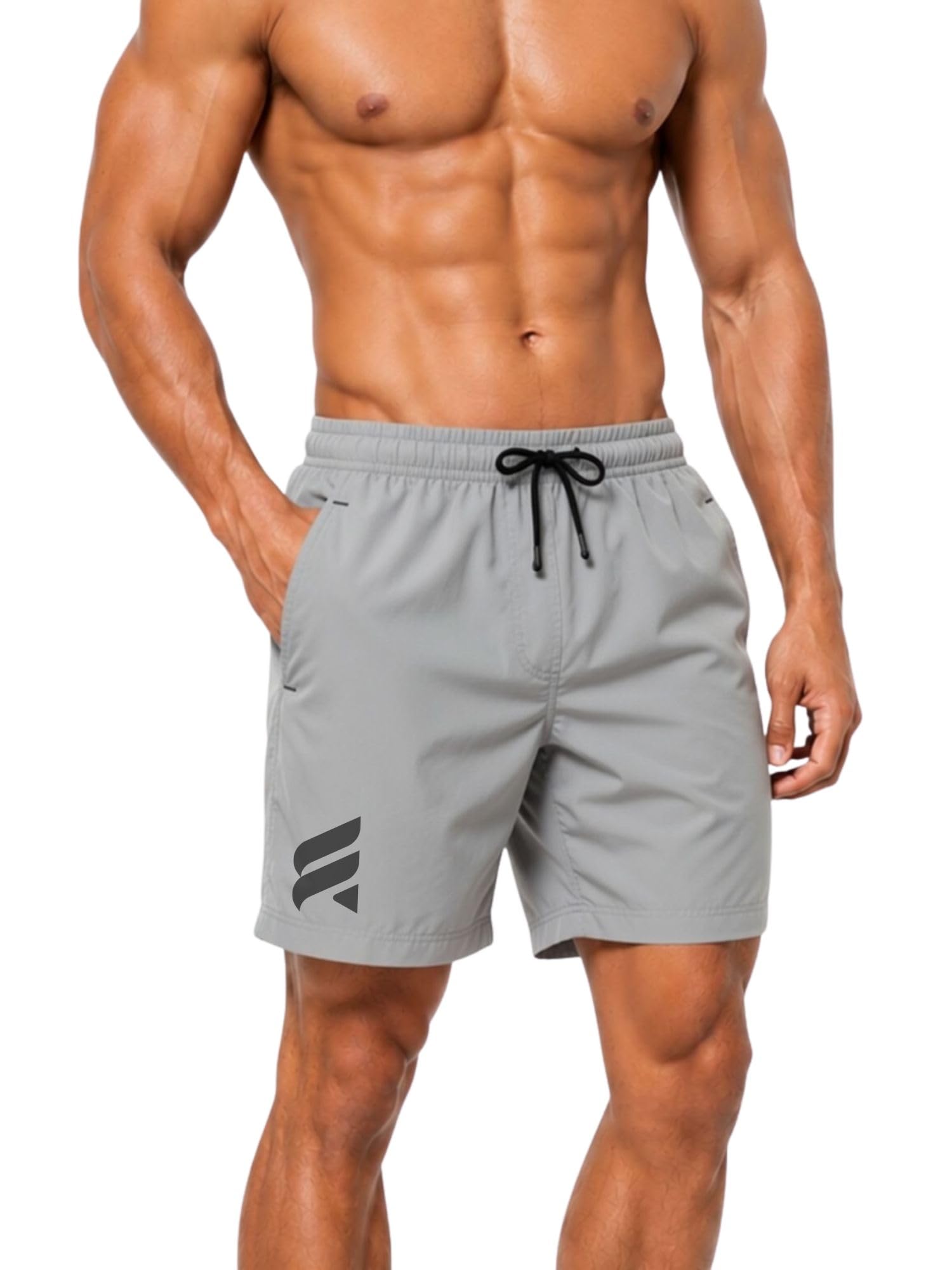 Men's Active Gym Shorts | Quick Dry Training Shorts with Drawstring Waist | Lightweight Sports Shorts for Gym, Running, Workout- SOULFIT-image-6