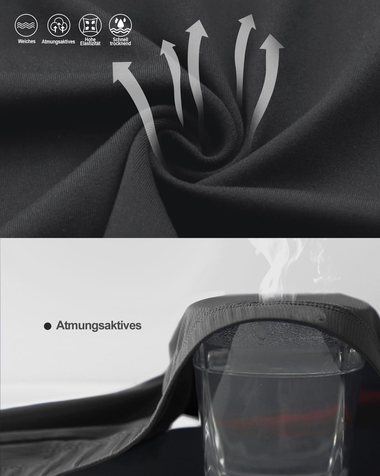 Caleçon de cyclisme pour femme - En gel 3D - Rembourré - Respirant - Séchage rapide, gris, XXL