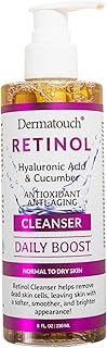 DERMATOUCH Limpiador facial de retinol, lavad...