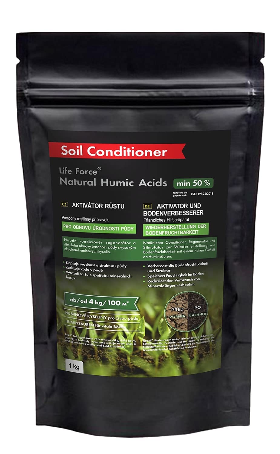 Huminsuren 1kg  Natrlicher Bodenverbesserer & Bodenaktivator fr Rasen,  Garten & Pflanzen  Bio-Dnger fr maximale Fruchtbarkeit & Wurzelwachstum  : Amazon.de: Garten
