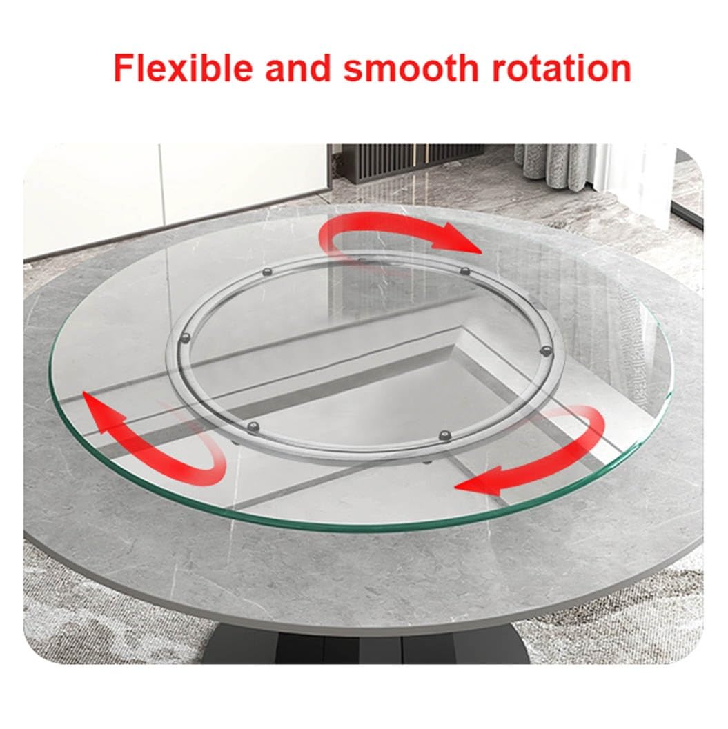 Cuscinetto in Alluminio Lazy Susan, Cuscinetto A Sfere per Giradischi, Hardware Giradischi, Piedini in Gomma Antiscivolo Facili da Installare, 400~800mm (Misurare : 70cm(27.6inch))