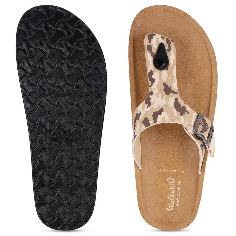 Image of WALKAROO Men's Fashion Sandal with Cushion Insole and Lightweight - WE1332