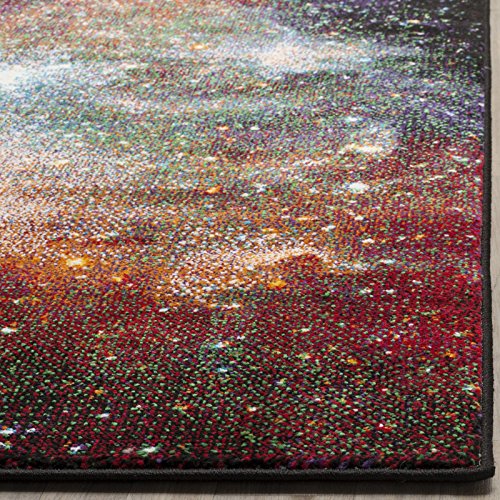 Tapete decorativo SAFAVIEH 2.7x5 pies naranja abstracto miniatura 4