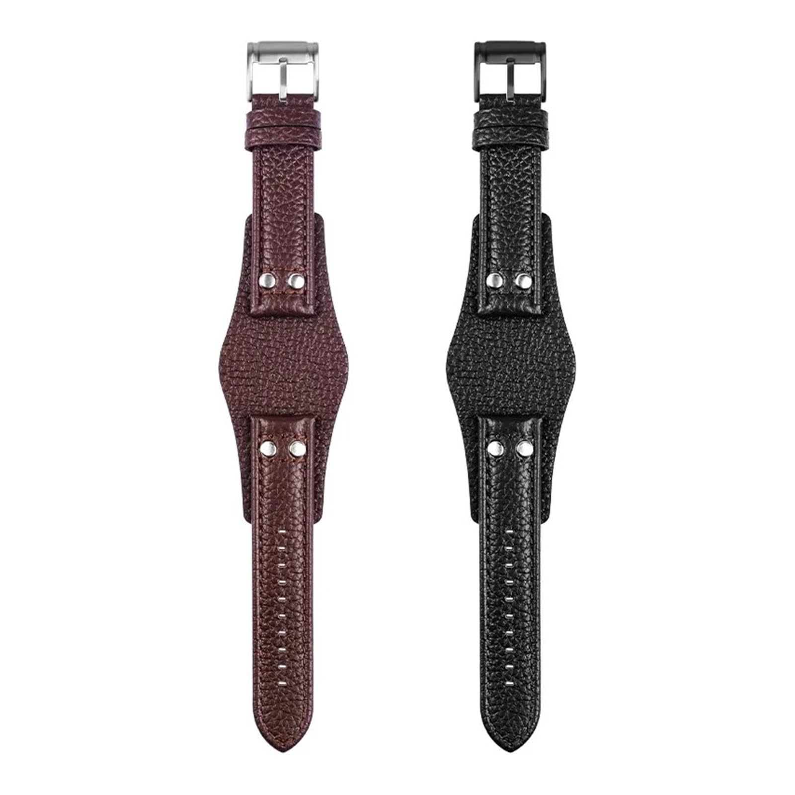 NASUNJIA Correa De Reloj De Cuero Genuino De 22 Mm Compatible Con Fossil CH2891 CH3051 CH2564 CH2565, Correa De Reloj Hecha A Mano For Hombre, Pulsera De Cuero Con Tapete