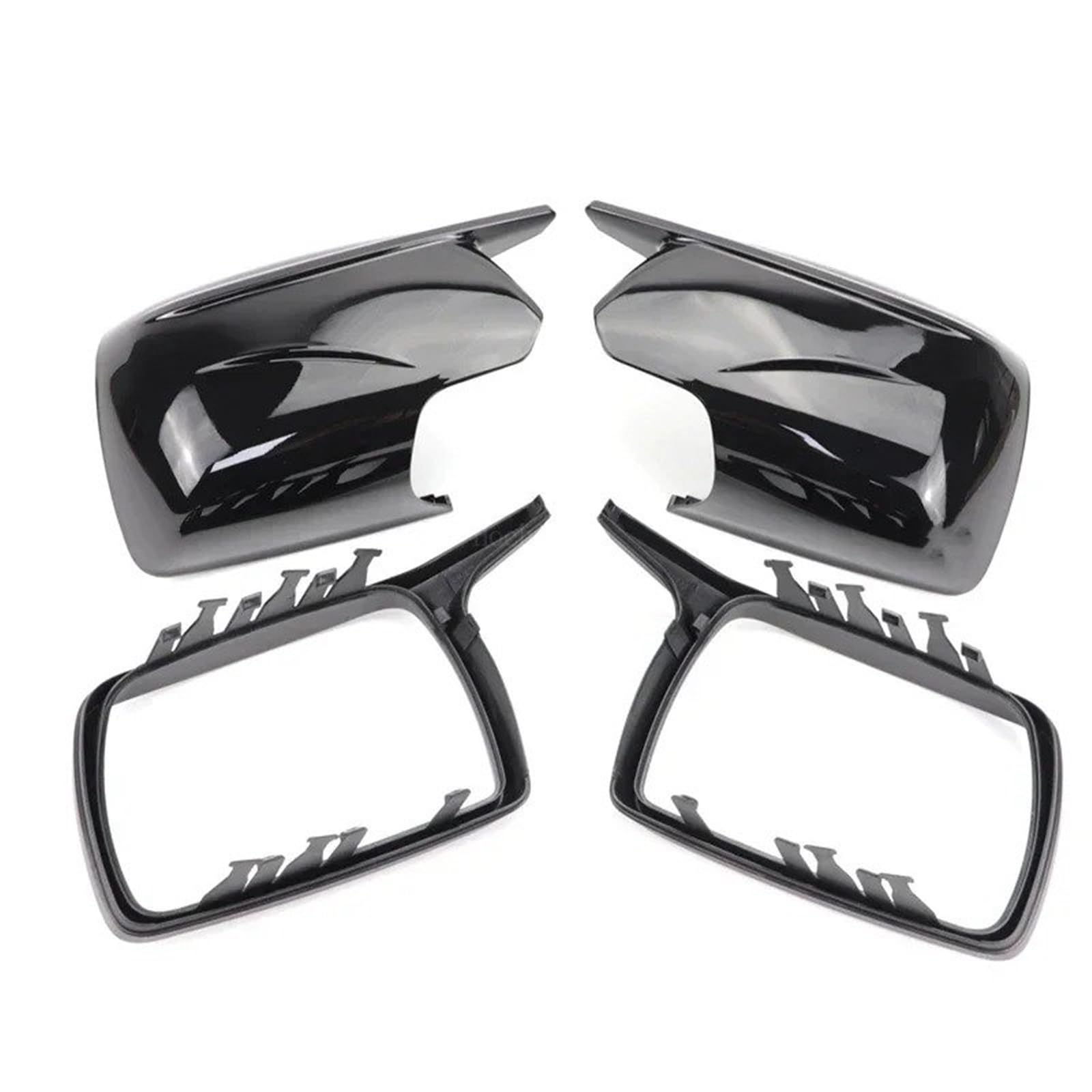 Carcasa Espejo Retrovisor para BMW para X3 E83 2003-2010 Tapas De Espejo Retrovisor Exterior Negro Brillante Nuevas Cubiertas De Espejo M Look 2024 Tapa Espejo Retrovisor